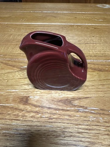 Fiestaware Cinnabar Mini Disc Pitcher