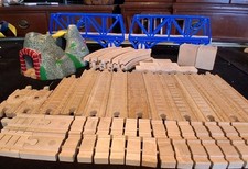 Thomas And Friends Wooden Railway Clickity Clack Track Lot 38 Pieces