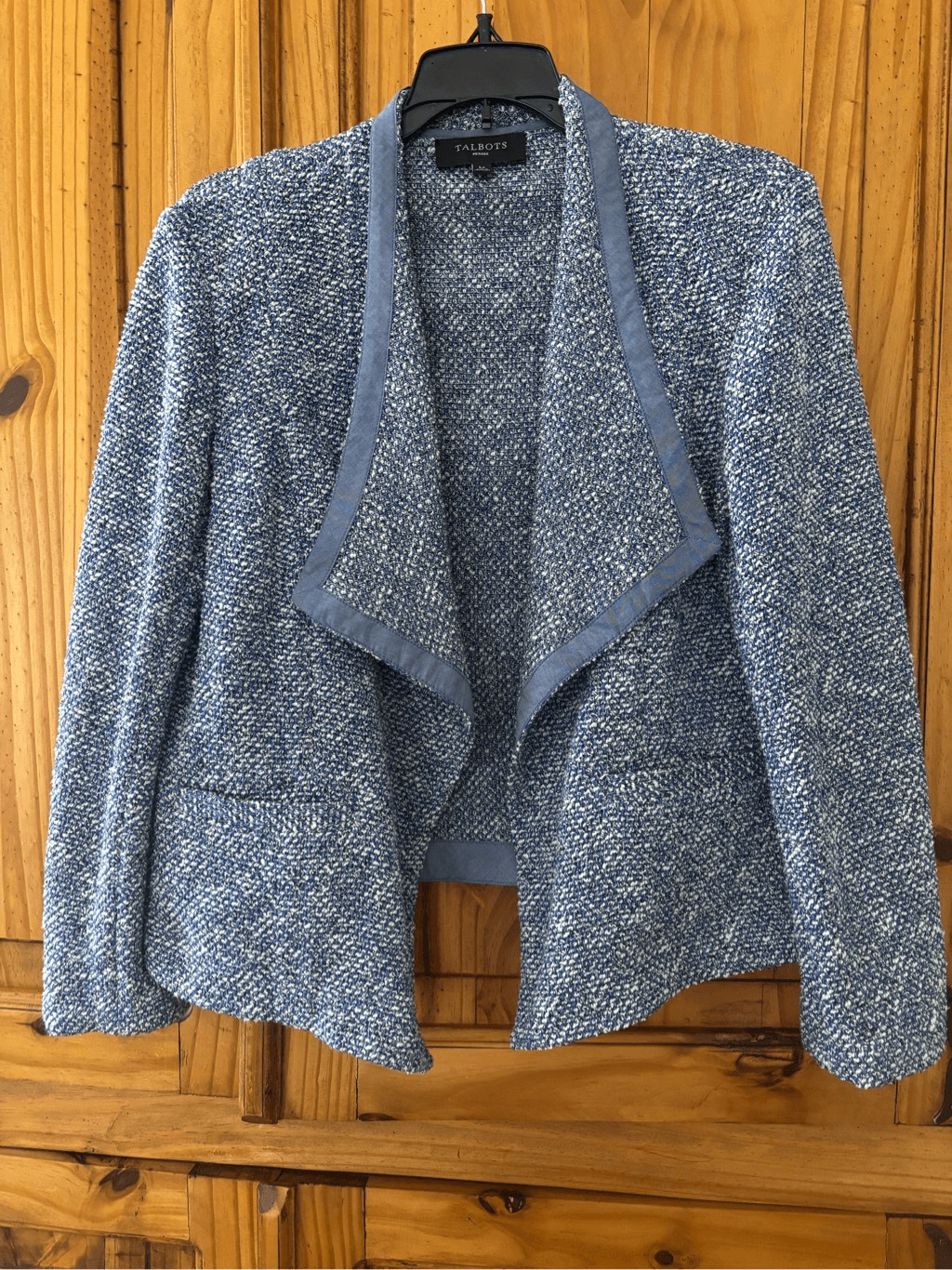 Talbots Open Front Waterfall Jacket - image 1