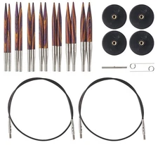 Knit Picks Radiant Options Short Interchangeable Needle Set 4" Tips