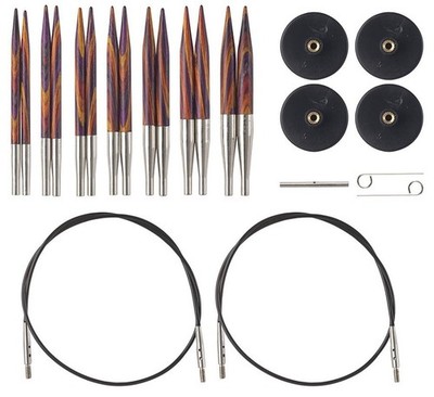 Knit Picks Radiant Options Short Interchangeable Needle Set 4'' Tips