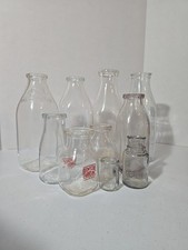 Vintage Milk Bottles multiple sizes