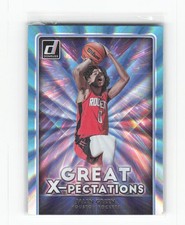 2021-22 Donruss #11 Jalen Green Great X-pectations Holo Teal Laser