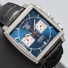 TAG Heuer Monaco Blue Unisex Adult Watch - CAW2111.FC6183 2