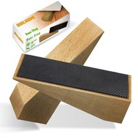 Holz TüRstopper 2Er Set - Fester TüRkeil Boden Rutschfeste TüRstopper FüR...