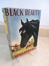 Vintage Black Beauty Anna Sewell 1940s Hardcover Grosset & Dunlap HB/DJ Book