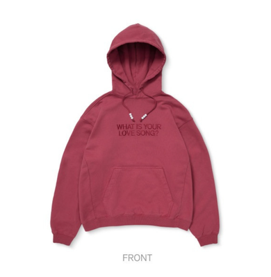 BTS　バンタン　アリラン　 POPUP フーディ　パーカー　赤 　Ｌ　B228 Official] BTS ARIRANG What is your love song HOODIE RED Ver. 100