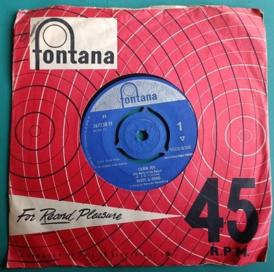 Rusty & Doug: Cajun Joe 1962 1st UK 7'' Vinyl Single Fontana 267238 TF