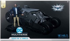 DC Multiverse McFarlane Batman Lucius Fox Tumbler Gold Label Dark Knight NEW