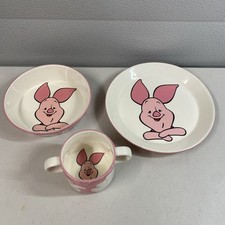 royal doulton disney piglet plate,bowl and cup set @F