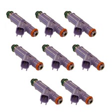 M-9593-lu24a Set Of 8 For Mustang Gt 24 Lb For Ford Racing Fuel Injectors
