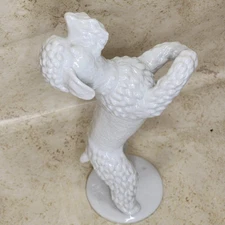 1960's Poodle Dog Unterweissbach Figurine German T. Steiner Porcelain 8.25" 9374