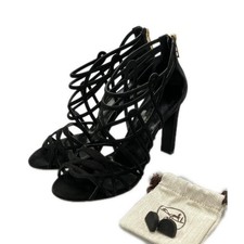 Hermes Sandals Suede Gold Hardware Ladies Size 36.5 (24cm) 6b354802595e0705aa00