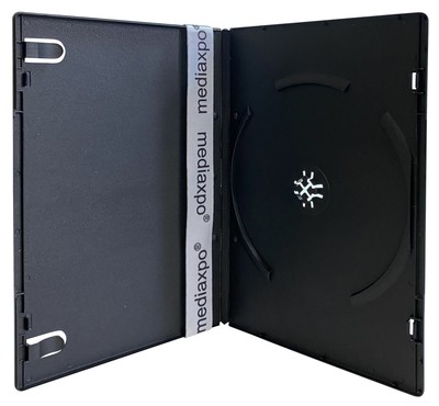 SLIM Black Single DVD Cases 7MM Lot