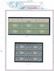 US Stamp Collection- Air mail stamps on 3 White Ace album pages (J10)