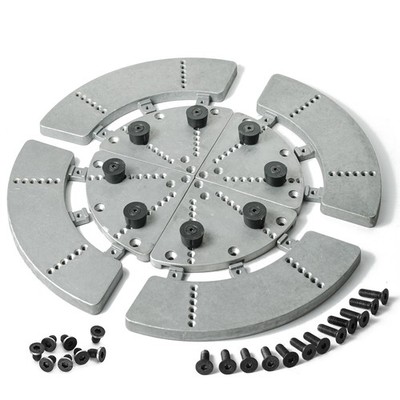 Wood Lathe Chuck Jaws, Cole Jaw Set with basic cole jaw 10'' and 5'' Extension ...
