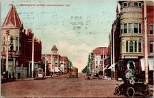 c1912 Nineteenth Street Bakersfield California CA Edward Mitchell Postcard