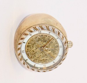 Authentic Estate Bellezza Gold Plated Italian 50 Lire Coin Ring Watch Size 7 1/2