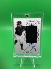 2020 Panini Flawless #PA-AD Isan Diaz. AUTO, MEM, #1/7.   A1