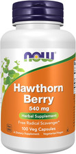 Supplements, Hawthorn Berry 540 Mg, Free Radical Scavenger , Herbal Supplemen...
