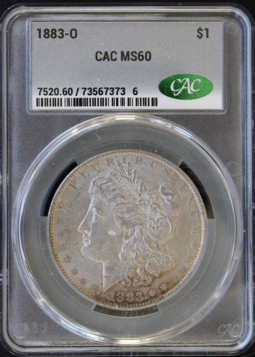 MS 60 Graded 1883 Year Morgan US Dollars (1878-1921) Just Listed 2026