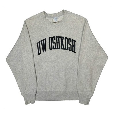 Reverse Weave Champion College Sweatshirt - Medium Grey Cotton