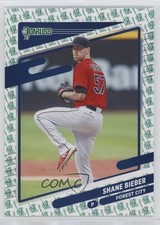 2021 Panini Donruss Variation Liberty Shane Bieber (Forest City) #183 16ki