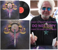 Steve Lukather Signed Toto Album COA Exact Proof Autographed Vinyl Record