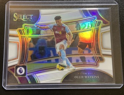 2023-24 Panini Select Premier League Ollie Watkins /20 Field Level White Prizm