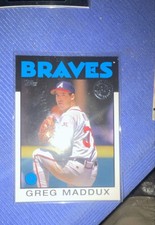 2021 Topps - 1986 Topps Baseball 35th Anniversary Greg Maddux #86B-41 Blue