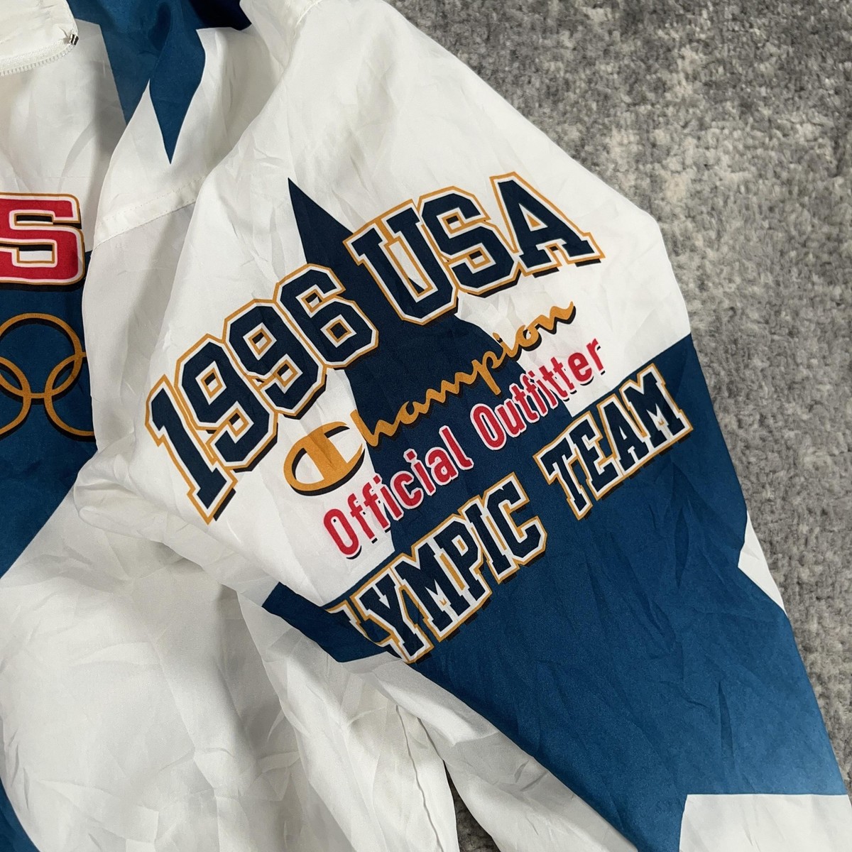 Champion USA1996 アトランタオリンピックナイロンジャケットXXL Champion USA1996 アトランタオリンピックナイロンジャケットXXL