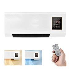 Small Heater Air Conditioning 1800W Wall Mounted Air Conditioner For Bedroom