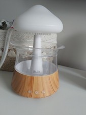 Rain Cloud Humidifier Colorful Mushroom Raindrop Atmosphere Lamp Night Light UK