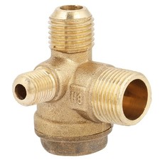 20*14*10mm Male Thread 90° Brass Air Compressor Check Valve Spare Parts 20*1 BL