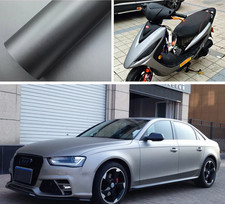 Full Roll 100ft X 5ft Matte Flat Vinyl Wrap Car Film Sticker Self-adhesive Grey