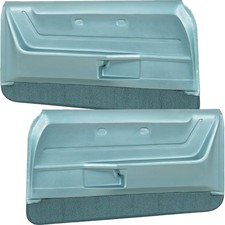 1968 Camaro Molded Door Panels With Deluxe Interior Aquaturquoise Pair