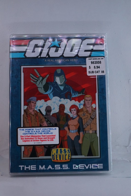 G.I. Joe Real American Hero: the M.A.S.S. Device (DVD, 1983)