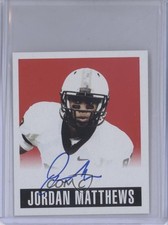 2014 Leaf Originals Red Alternate 1/5 Jordan Matthews #A-JM2 Auto 3j2