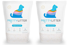 PrettyLitter Cat Litter   Unscented, Color-Changing, Lightweight, 6 lbs Pack of
