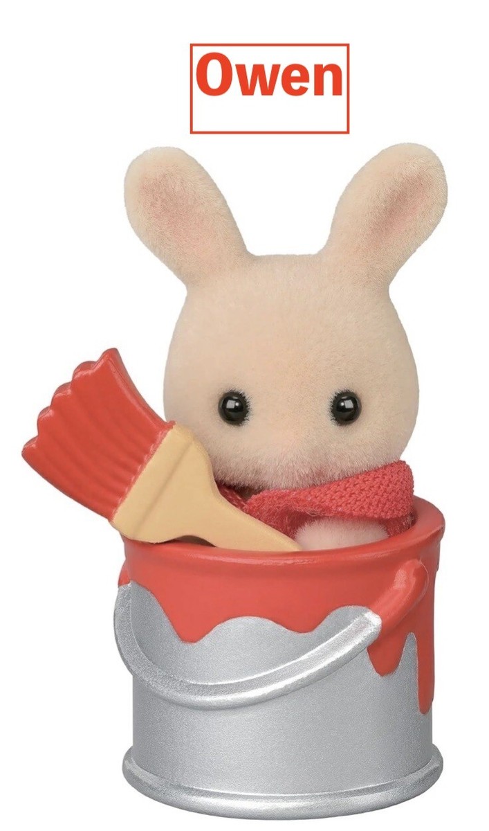 Sylvanian Families Baby Movie Theater Set Rabbit Husky Cat 2 set Calico