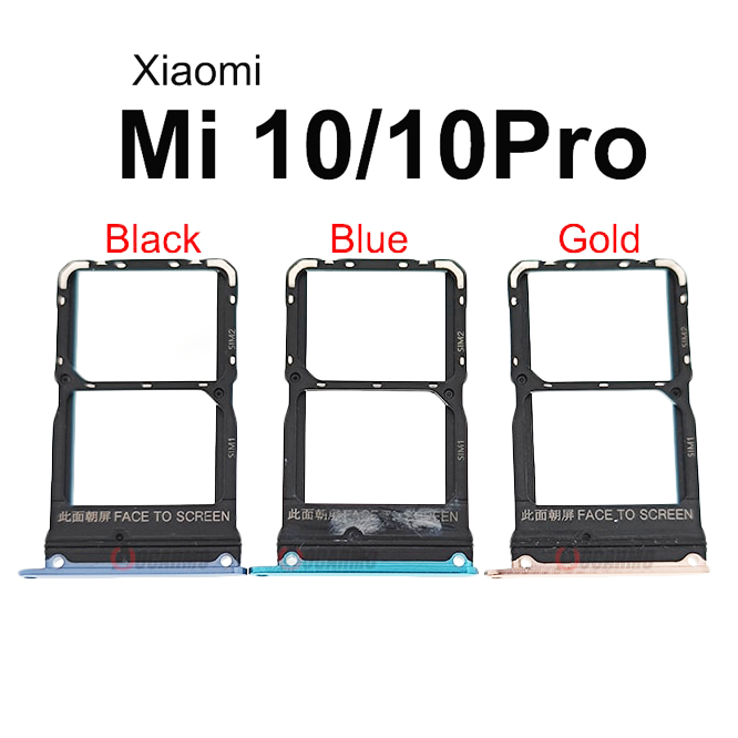 Tiroir Carte SIM Pour Xiaomi Mi 10/10 Pro - Pièce De Rechange D'origine, Avec Outil D'éjection Inclus
