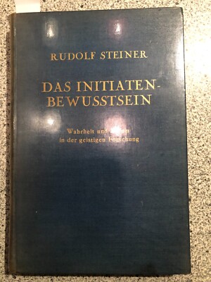 R.Steiner,  Das Initiaten-Bewustsein, 1927. Erstauflage