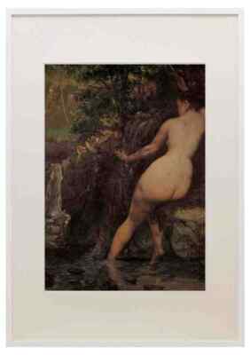 Courbet The Source Detail 5 A3 A4 gerahmter Druck Bild