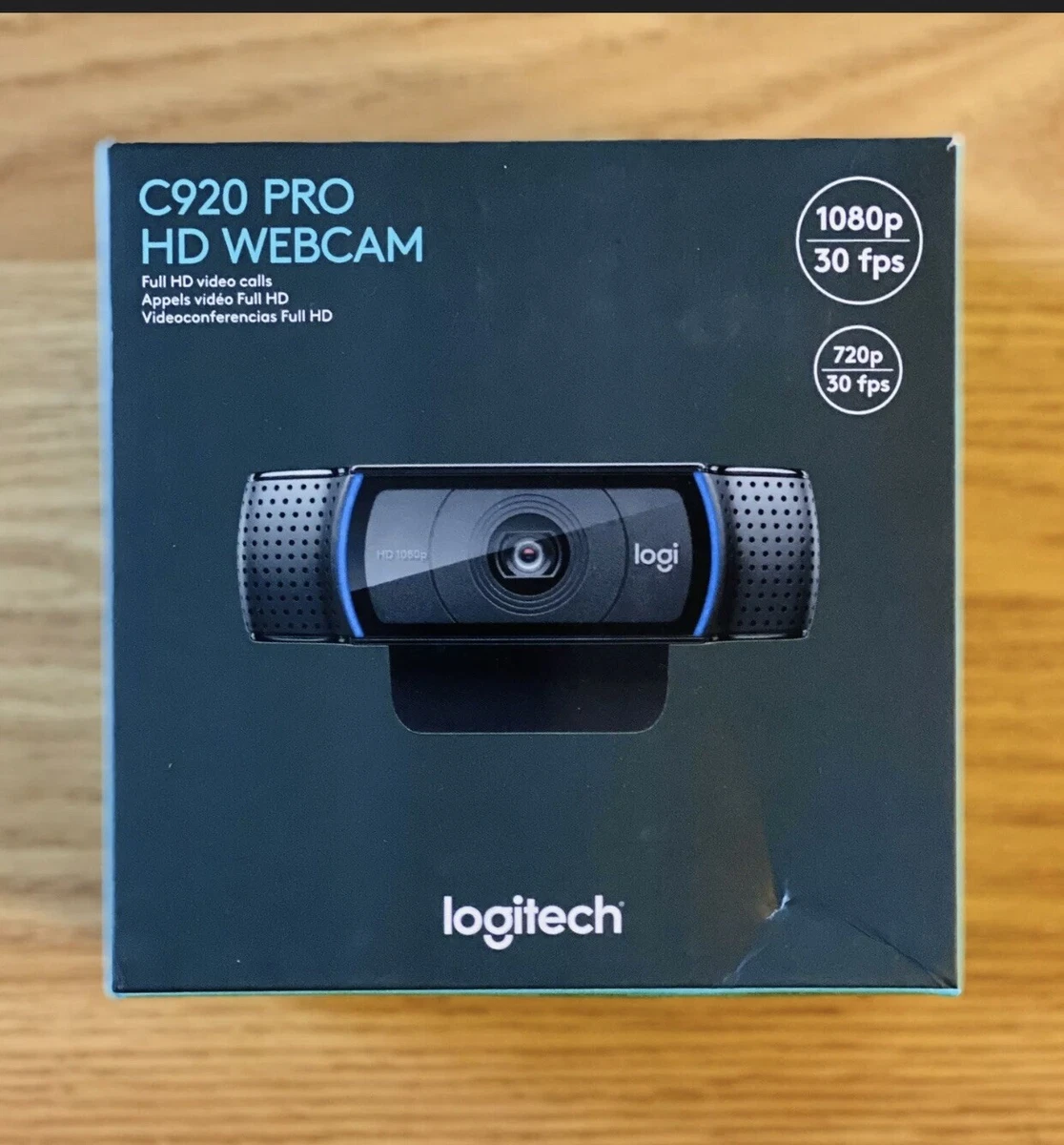 Logitech C920 Pro Stream 1080p Webcam For HD Streaming NEW IN HAND