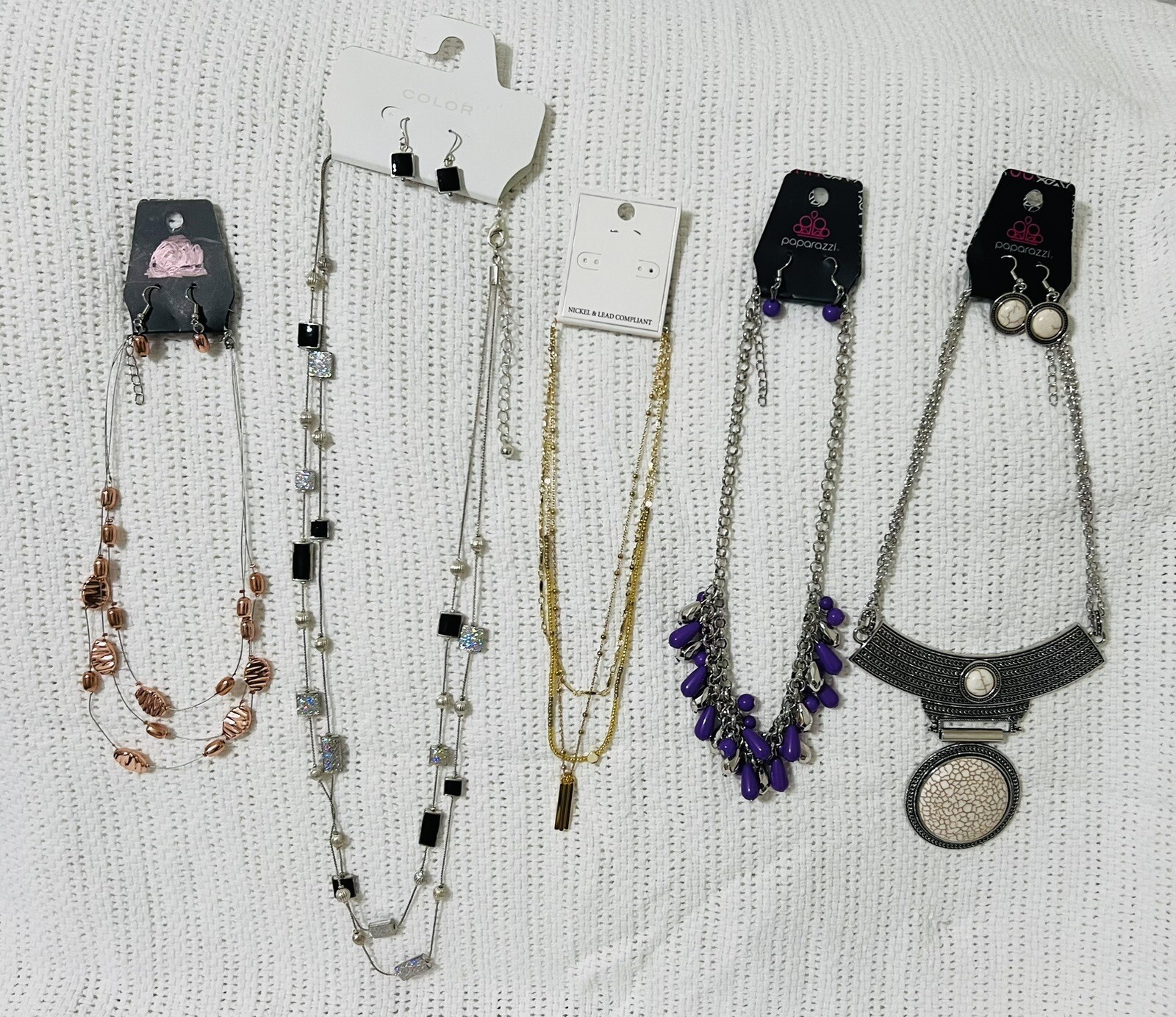 Lot2 WHOLESALE JEWELRY 22 piece LOT NECKLACE BRACELET EARRINGS & more All New! eBay