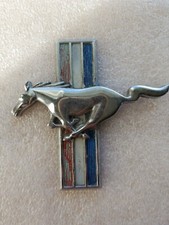 Vintage Ford Mustang Fender Horse Pony Emblem Ornament