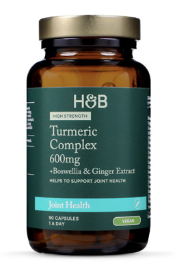 Holland & Barrett High Strength Kurkuma 600mg + Boswellia + Ingwer 90 Kapseln