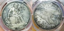 1836 $1 Gobrecht Dollar Original Coin Alignment PCGS PR Genuine UNC Details -