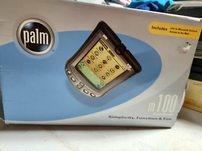 VTG 2000s Palm Pilot M100 Handheld Portable Computer PDA With