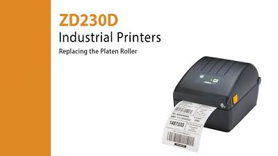 ✓ P1112640-216 Transfer Platen Roller for Zebra ZD421T Thermal